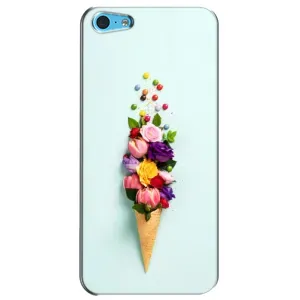 Чехлы с тематикой "ЦВЕТЫ" на iPhone 5c (Цветок-мороженное)