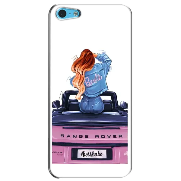 Чехол с рисунком «Девушка на машине» для iPhone 5c