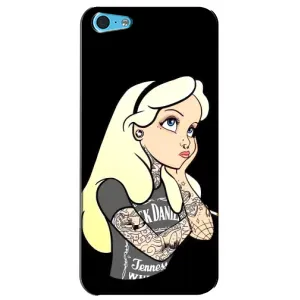 Чехол Стильные девушки на iPhone 5c (Девушка обиделась)