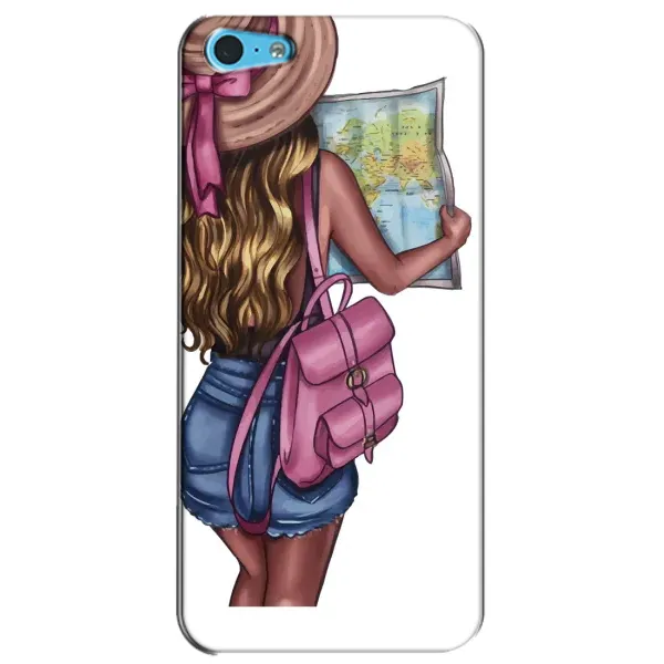 Чехол с рисунком «Девушка Путешественник» для iPhone 5c