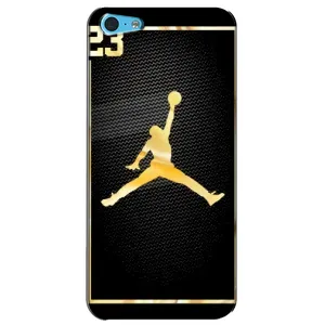 Силиконовый Чехол Nike Air Jordan на Айфон 5с (Джордан 23)