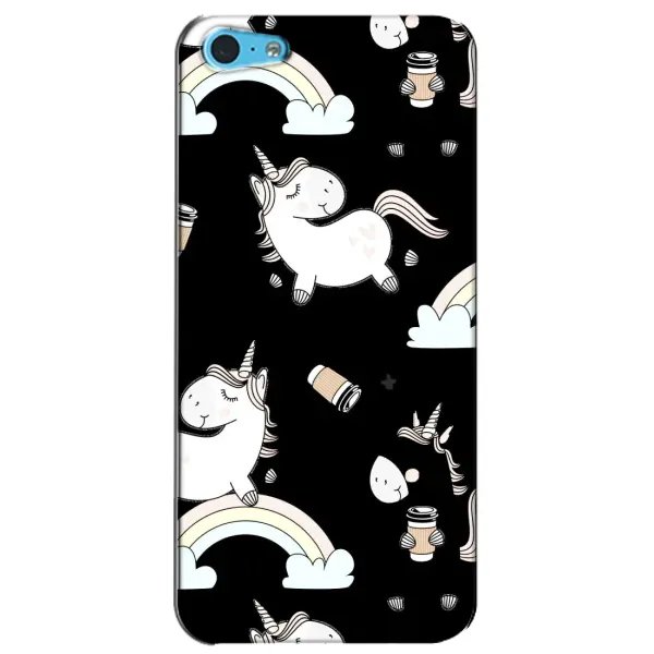 Чохол з малюнком «Єдинорог з кавою» для iPhone 5c Чохол з малюнком «Єдинорог з кавою» для iPhone 5c