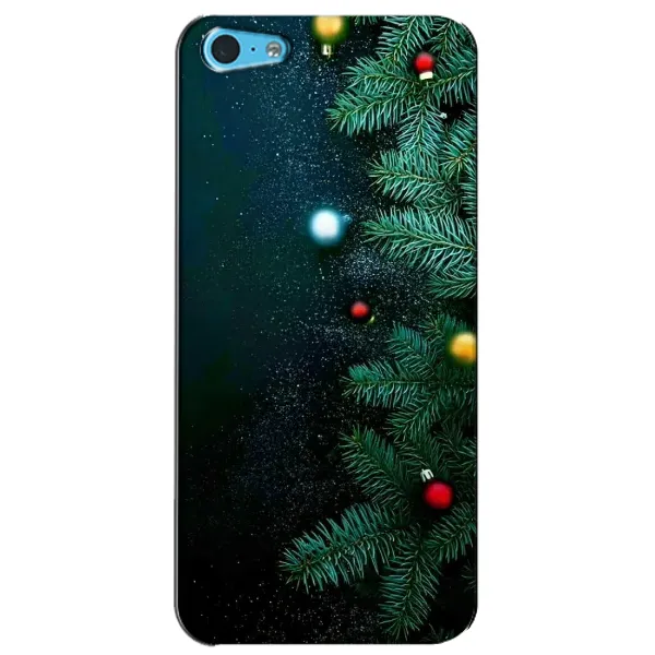 Чехол с рисунком «Елка» для iPhone 5c
