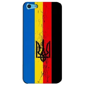 Чехлы УПА (Красно-Чёрный) на iPhone 5c (Флаг УПА)