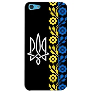 Силиконовый Чехол на iPhone 5c (Герб и вышыванка)