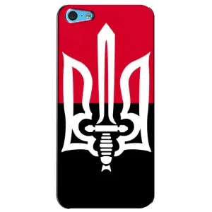 Чехлы УПА (Красно-Чёрный) на iPhone 5c (Герб Украины)