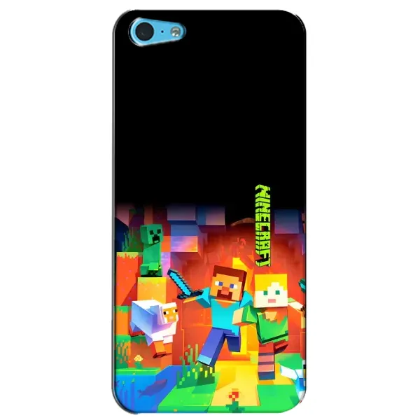 Чехол с рисунком «Герой Майнкрафт» для iPhone 5c
