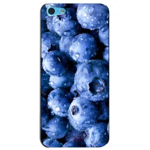 Чехол с изображением вкусной еды для iPhone 5c (Голубика)