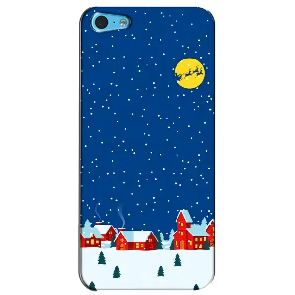 Чехол с рисунком «Город в снегу» для iPhone 5c Чехол с рисунком «Город в снегу» для iPhone 5c