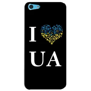 Силиконовый Чехол на iPhone 5c (Я-Украина) (I Love UA)