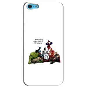 Чехлы для iPhone 5c (Для Христиан) (Иисус супергерой)