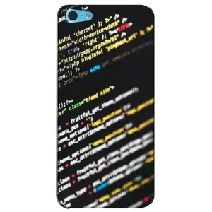 Чехол с рисунком «Код» для iPhone 5c