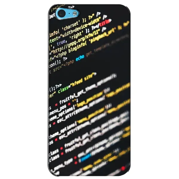 Чехол с рисунком «Код» для iPhone 5c