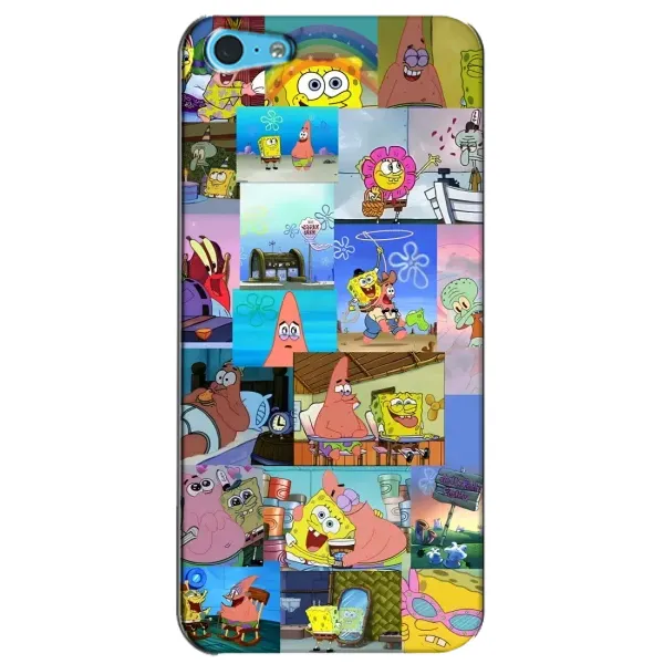 Чехол с рисунком «Комиксы Спанч Боб» для iPhone 5c
