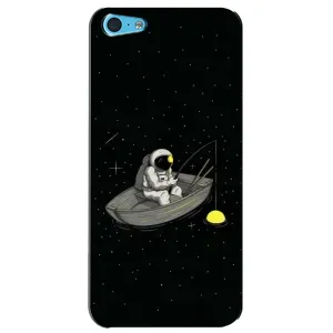 Силіконовый Чохол з принтом "Космонавти" на iPhone 5c (Космонавт на рибалці)