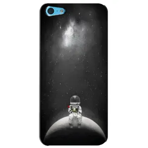 Силіконовый Чохол з принтом "Космонавти" на iPhone 5c (Космонавт романтик)