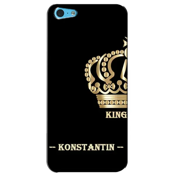 Чехол с рисунком «KOSTYA» для iPhone 5c