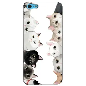 Силіконовий чохол з котиком для iPhone 5c (Коти)