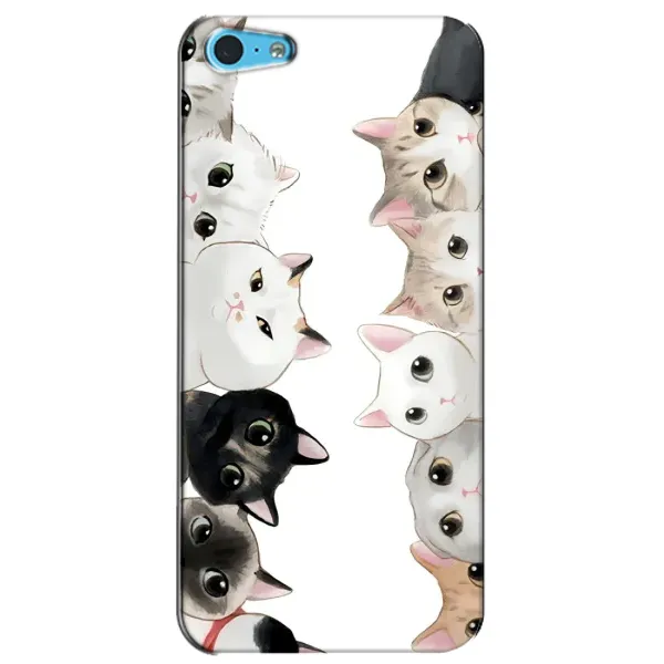 Чехол с рисунком «Коты» для iPhone 5c