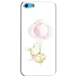 Силіконовий бампер з картинкою звірів для iPhone 5c (Кролик та кульки)