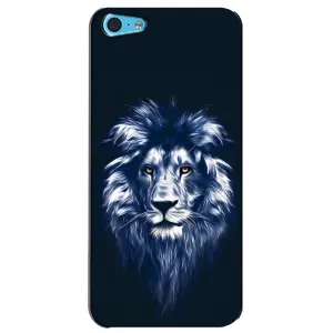 Чохол з картинкою на iPhone 5c (Лев – синій)