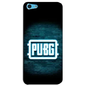 Чехол (TPU) с картинкой "Лого Пабг" на Айфон 5с (Лого PUBG)