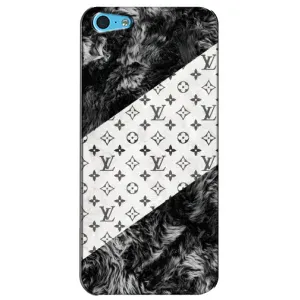 Чехол Стиль Louis Vuitton на iPhone 5c (LV на белом)
