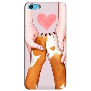 Чохол (ТПУ) Милі песики для iPhone 5c (Любов до собак)