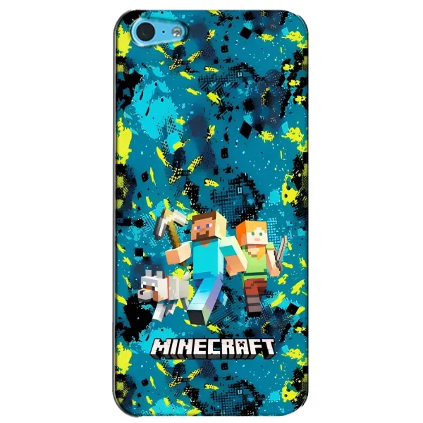 Чехол с рисунком «Майнкрафт» для iPhone 5c