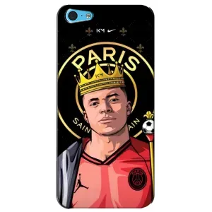 Чохол (TPU) з Футболістом на iPhone 5c (Mbappe King)