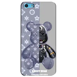 Силиконовый чехол для iPhone 5c (Медведь Louis Vuitton)