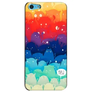 Силіконовий чохол з котиком для iPhone 5c (Mew)