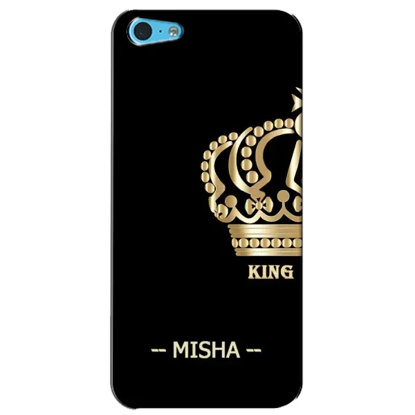 Чехол с рисунком «MISHA» для iPhone 5c