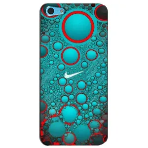 Силиконовый Чехол на iPhone 5c с картинкой Nike (Найк зеленый)