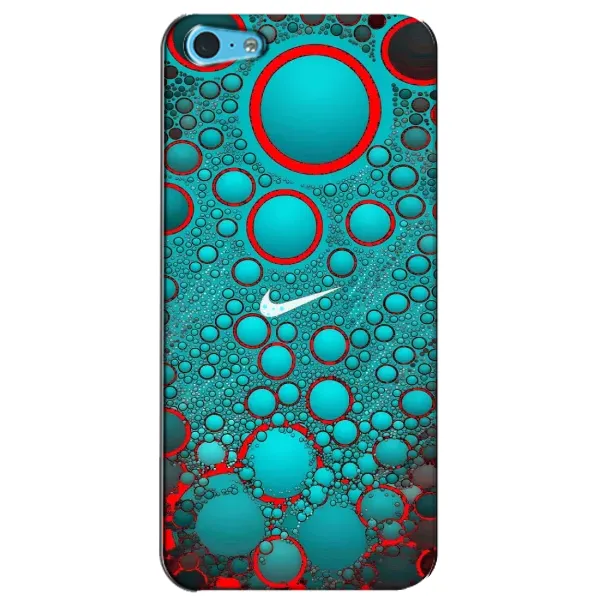 Чехол с рисунком «Найк зеленый» для iPhone 5c