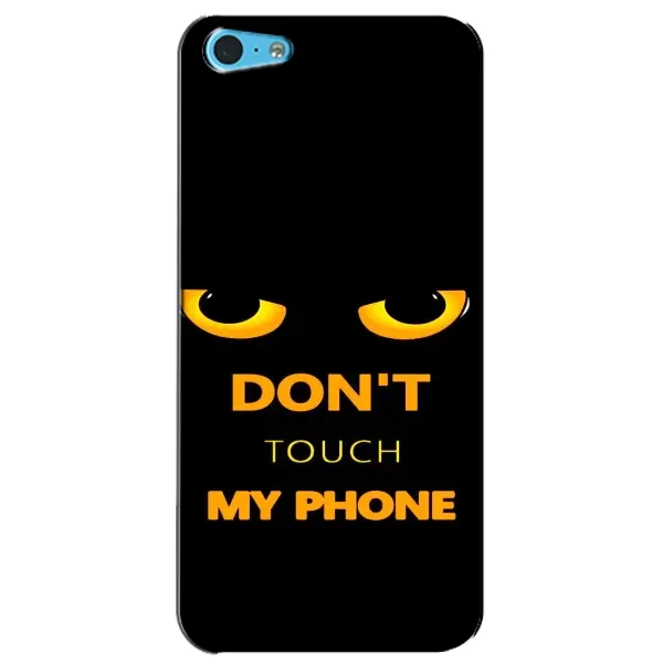 Чехол с рисунком «Не трогай мой телефон» для iPhone 5c