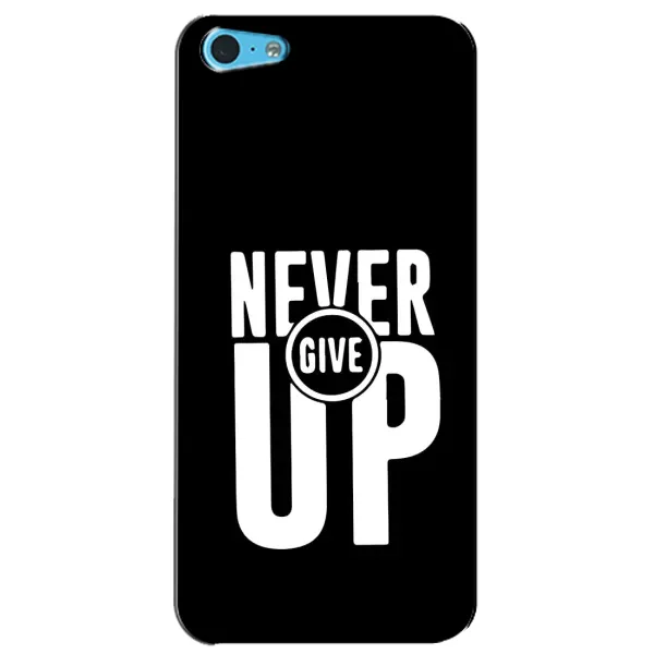 Чехол с рисунком «Never Give UP» для iPhone 5c