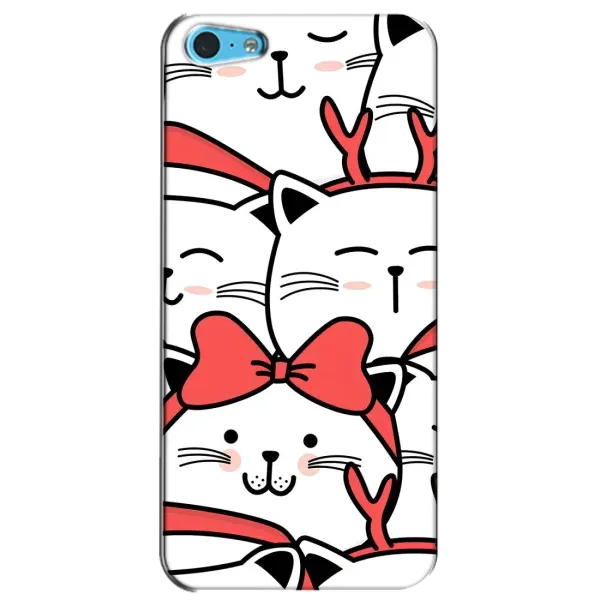 Чехол с рисунком «Новогодние котики» для iPhone 5c Чехол с рисунком «Новогодние котики» для iPhone 5c