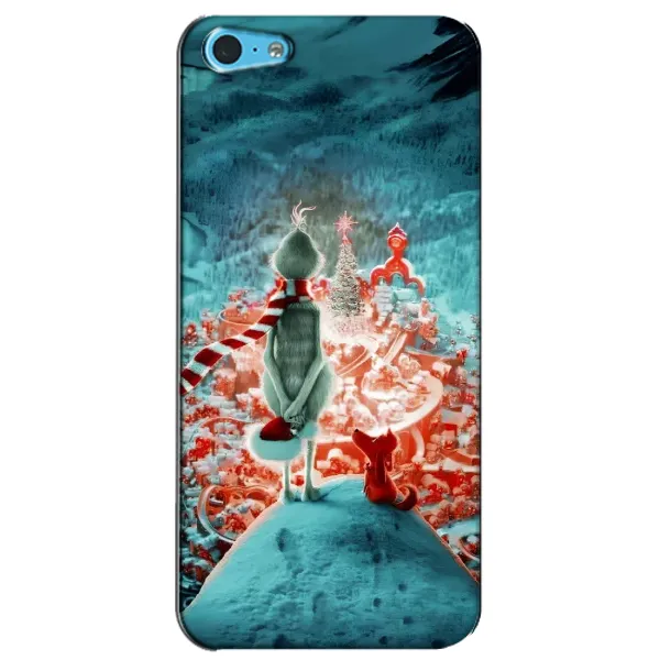 Чехол с рисунком «Новогодний Гринч» для iPhone 5c