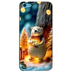 Чехлы на Новый Год iPhone 5c (Новогодний ведмеженок)