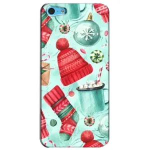 Чехол Санта Клаус для iPhone 5c (Одежда)