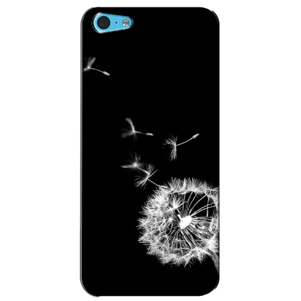 Чехол с рисунком «Одуванчик на чёрном» для iPhone 5c Чехол с рисунком «Одуванчик на чёрном» для iPhone 5c