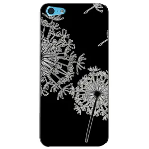 Силиконовый Чехол с одуванчиками на iPhone 5c (Одуванчики)