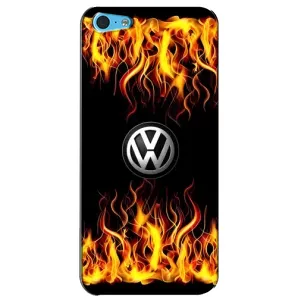 Чехол "Фольксваген" для iPhone 5c (Огненный Лого)