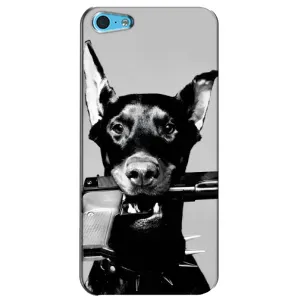 Чохол ДОБЕРМАН для iPhone 5c (Небезпечний доберман)