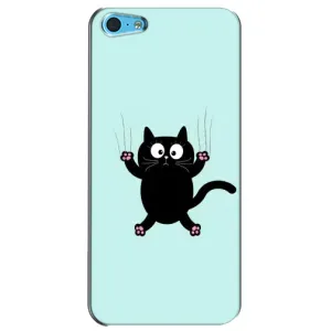 Силіконовий чохол з котиком для iPhone 5c (Падаючий кіт)