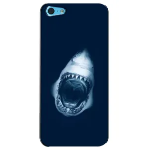 Силіконовий бампер з картинкою звірів для iPhone 5c (Пащу Акули)