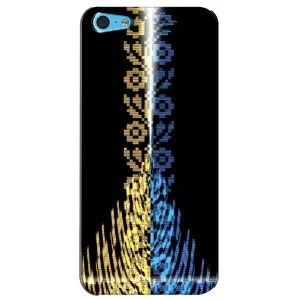 Силиконовый Чехол на iPhone 5c (Патриотическая вышиванка)