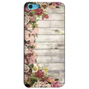 Чехлы с тематикой "ЦВЕТЫ" на iPhone 5c (Плетущиеся цветы)