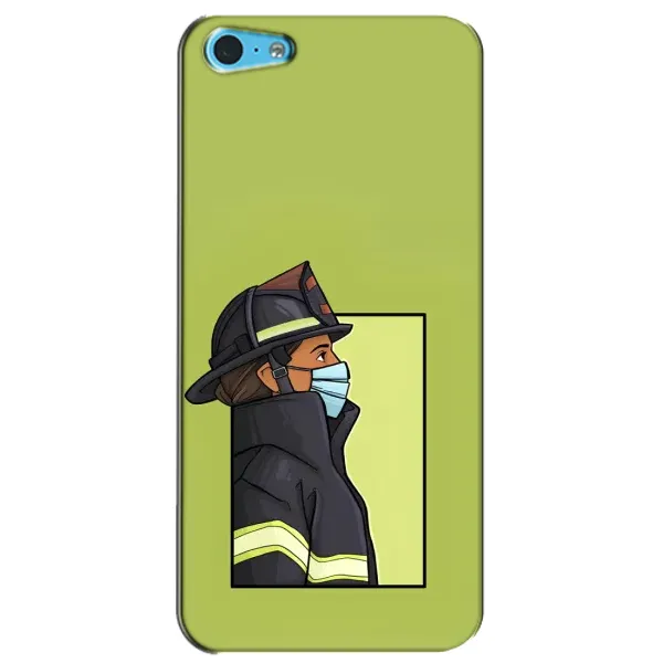 Чехол с рисунком «Пожарник» для iPhone 5c